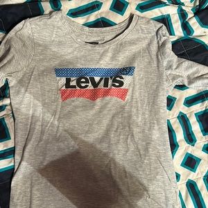 YL Levis long sleeve tshirt grey